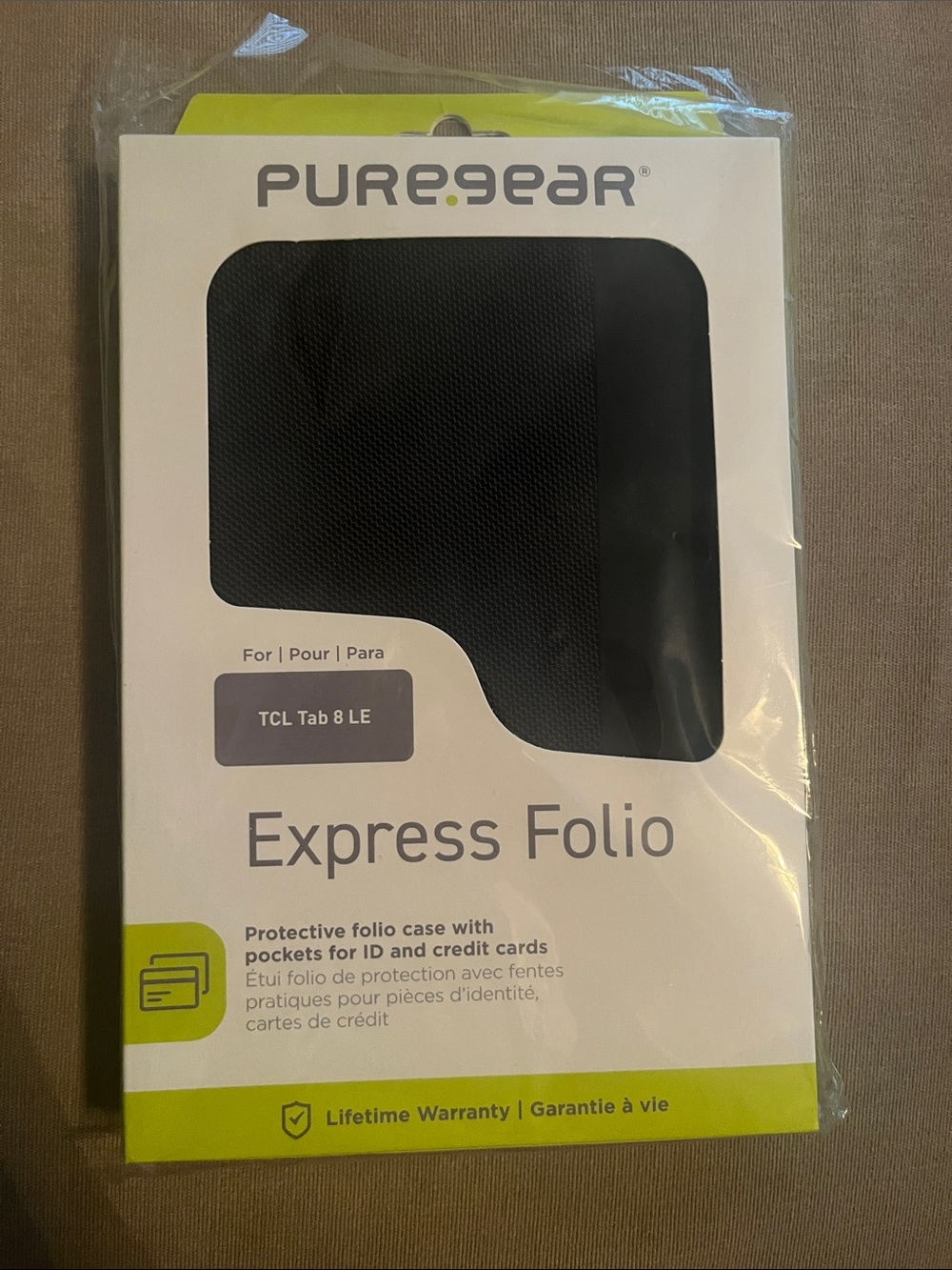 Express Folio Case for TCL Tab 8 LE - Black